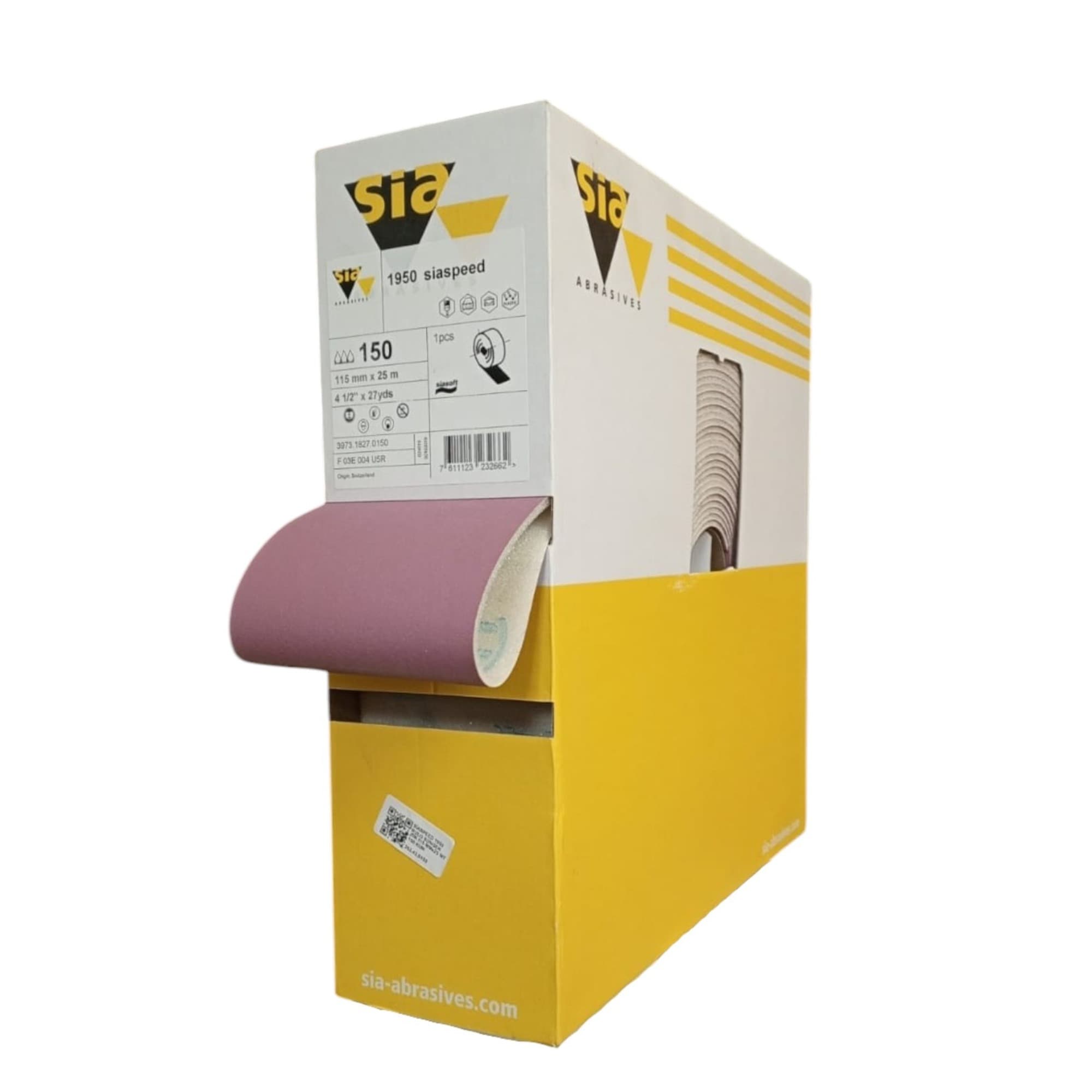 SİASPEED 1950 RULO SÜNGER ZIM.115 MMx25 MT 150 KUM